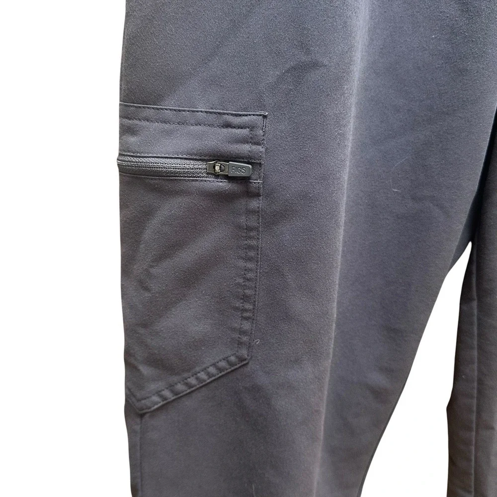 Figs Technical Collection Scrub‎ Pants Zamora PO 5854 Gray Hospital Medical M